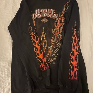 Harley Davison tee.